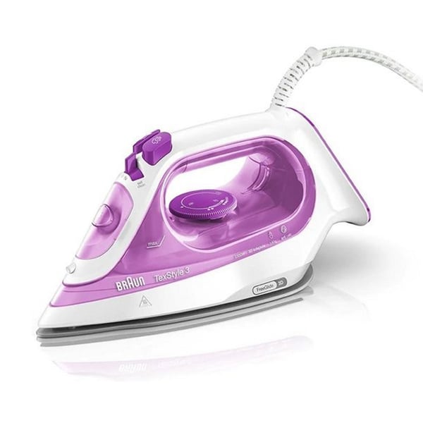 Braun SI3030PU TexStyle3 Dampstrygejern Pink/Hvid