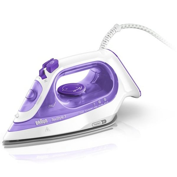 Braun SI3042VI TexStyle3 Dampstrygejern 2350W 270 ml Lilla/Hvid