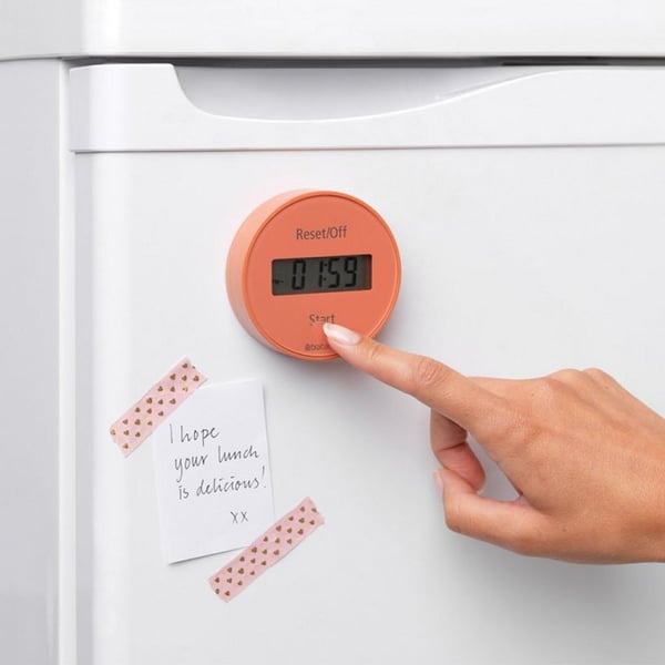 Brabantia Tasty+ Magnetisk Køkkenur Terrakotta Pink