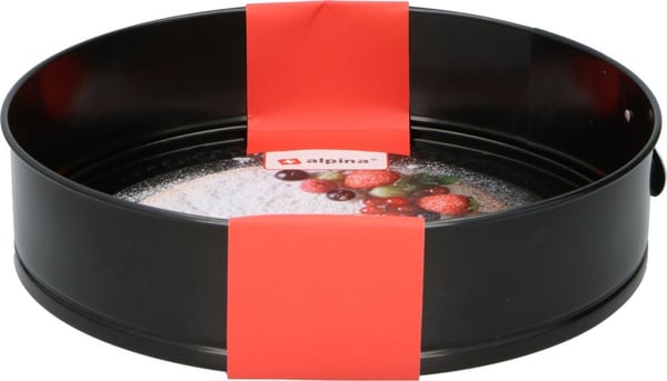 Alpina Springformpande med non-stick belægning i metal 28x6,7 cm sort