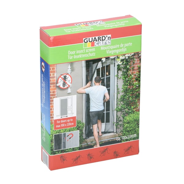 Guard'n Care Gardin med magneter 220x100 cm Sort