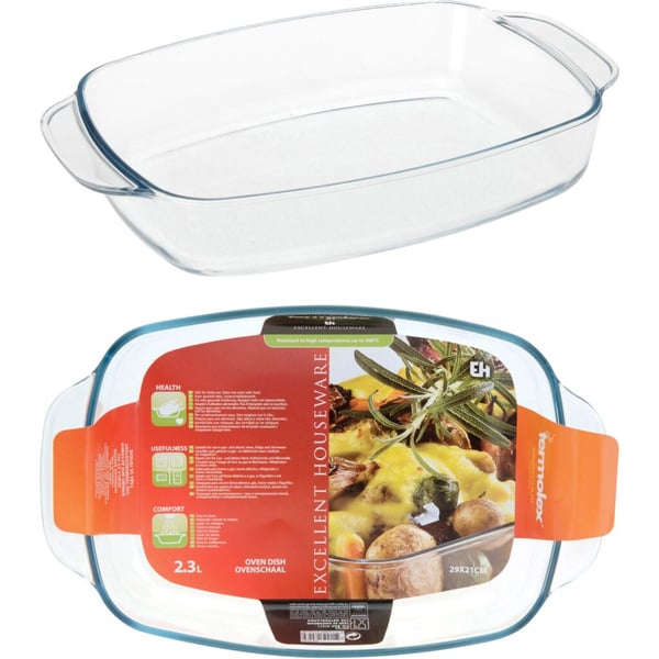 Excellent Houseware Ovnsfad 2,3l Glasbradepande Varmebestandig