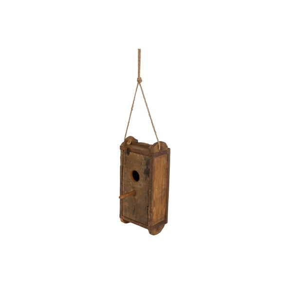 Fuglehusstensform Naturligt Genbrugstræ 30x15x12cm
