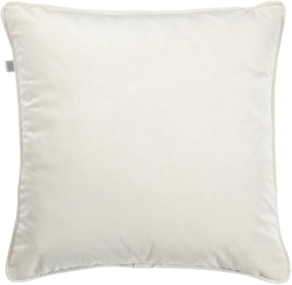 Dutch Decor FINN Dekorativ Kudde 45x45 cm Sammet Enfärgad Snövit Inklusive Innerkudde