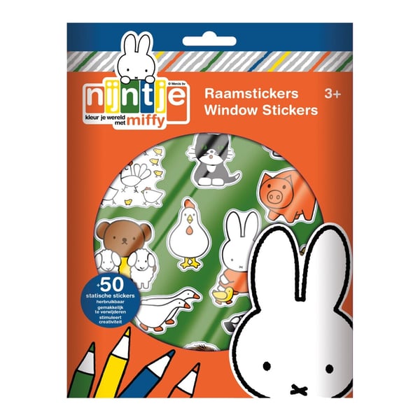 Miffy fönsterklistermärken
