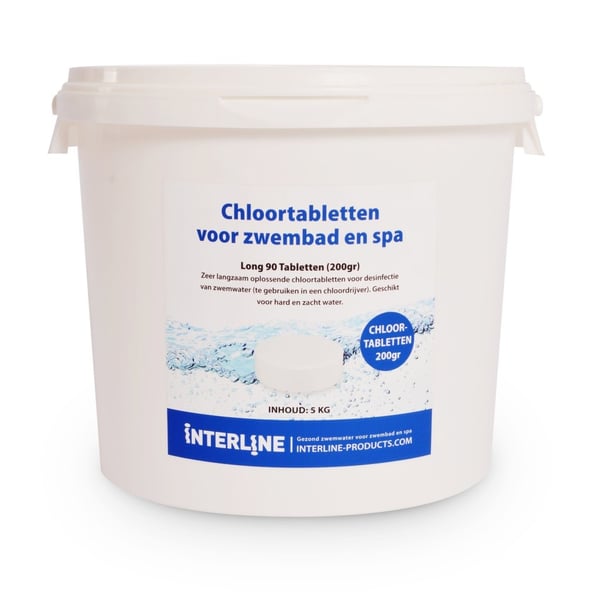 Interline-uima-allas, pitkä 90, 200 gramman klooritabletit, 5 kg
