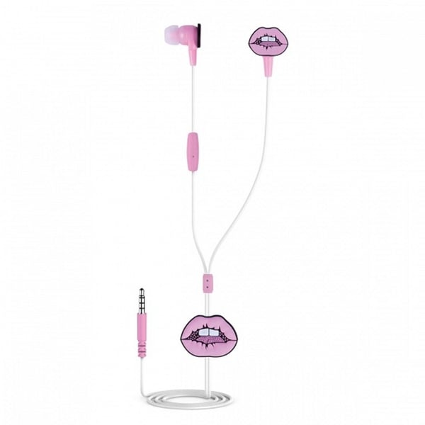 Kangaro K-58191005 Dresz In-Ear Høretelefoner Lips Pink