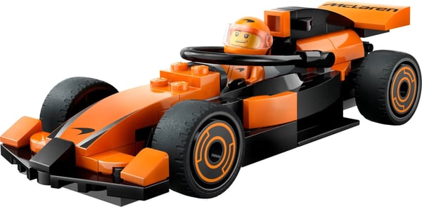LEGO CITY 60442 F1-förare med McLaren-racerbil