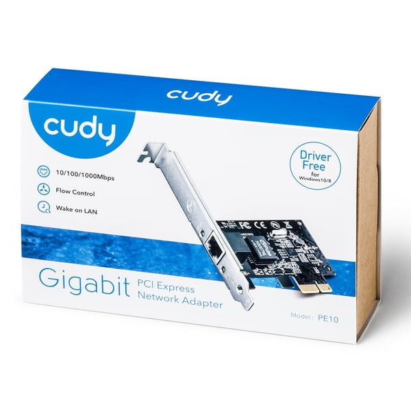 Cudy PE10 -verkkokortti Sisäinen Ethernet 1000 Mbit/s