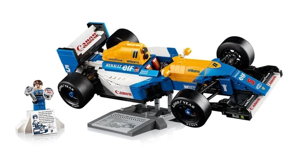 LEGO ICONS 10353 Williams Racing FW14B og Nigel Mansell