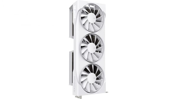 Grafikkort. XFX Swift RX 9070 Vitt 3-fläktars spel E 16G