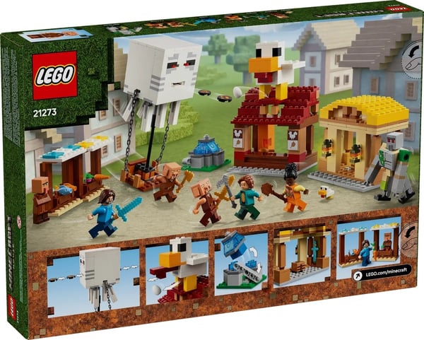 LEGO MINECRAFT 21273 Kummitusilmapallokylän hyökkäys