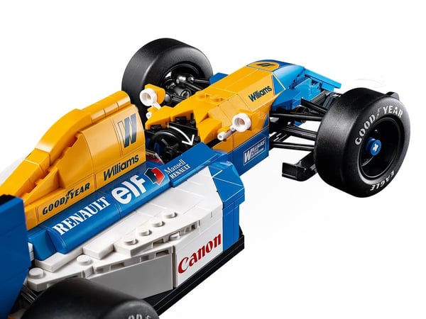 LEGO ICONS 10353 Williams Racing FW14B og Nigel Mansell