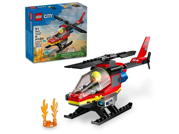 LEGO CITY 60411 BRANDREDNINGSHELIKOPTER