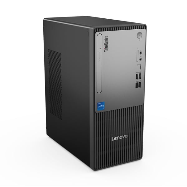 Lenovo ThinkCentre Neo 50t Intel® Core™ i3 i3-14100 8 GB DDR5-SDRAM 256 GB SSD Windows 11 Pro Tower-dator Svart, Grå