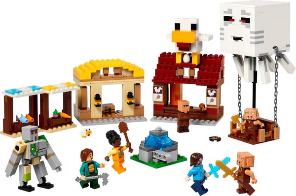 LEGO MINECRAFT 21273 Kummitusilmapallokylän hyökkäys