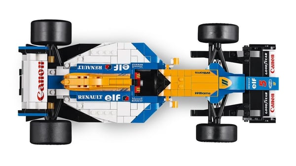 LEGO ICONS 10353 Williams Racing FW14B og Nigel Mansell