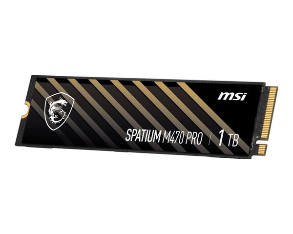 MSI SPATIUM M470 Pro 1TB PCIe 4.0 NVMe M.2 2280 SSD