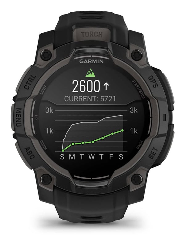 GARMIN Instinct 3 45mm Svart smartklocka