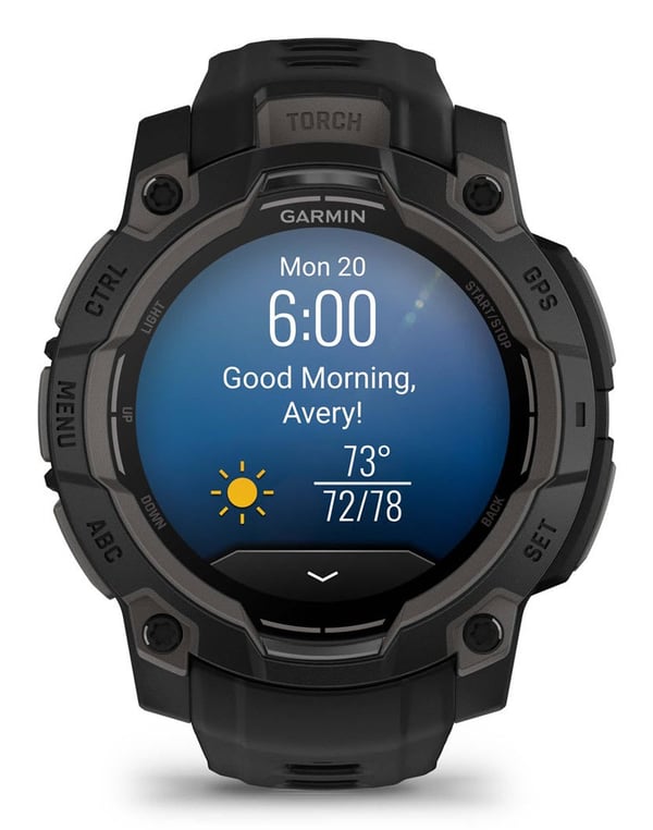 GARMIN Instinct 3 45mm Svart smartklocka