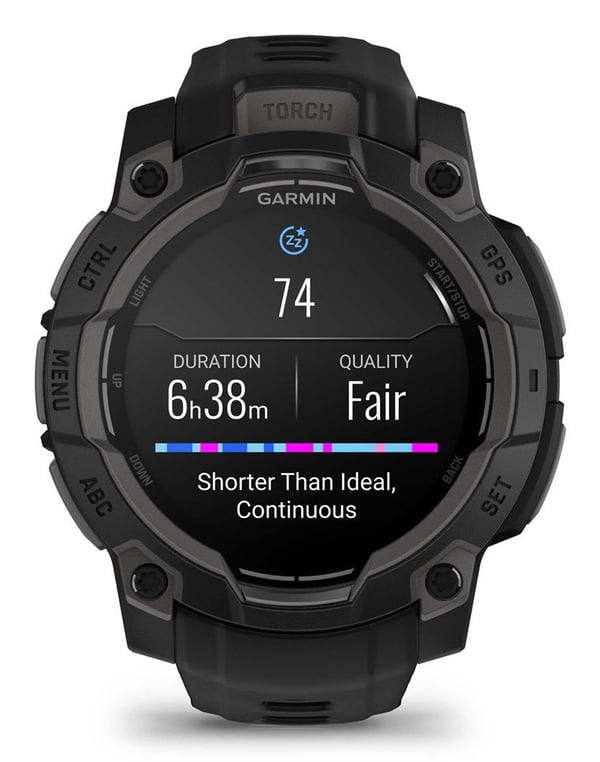 GARMIN Instinct 3 45mm Svart smartklocka
