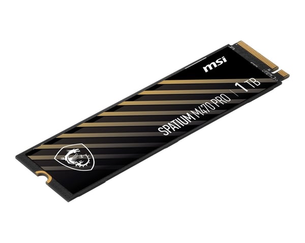 MSI SPATIUM M470 Pro 1TB PCIe 4.0 NVMe M.2 2280 SSD