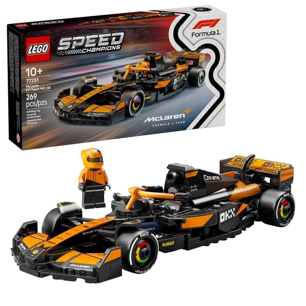 LEGO SPEED CHAMPIONS 77251 McLaren F1 Team MCL38 -kilpa-auto