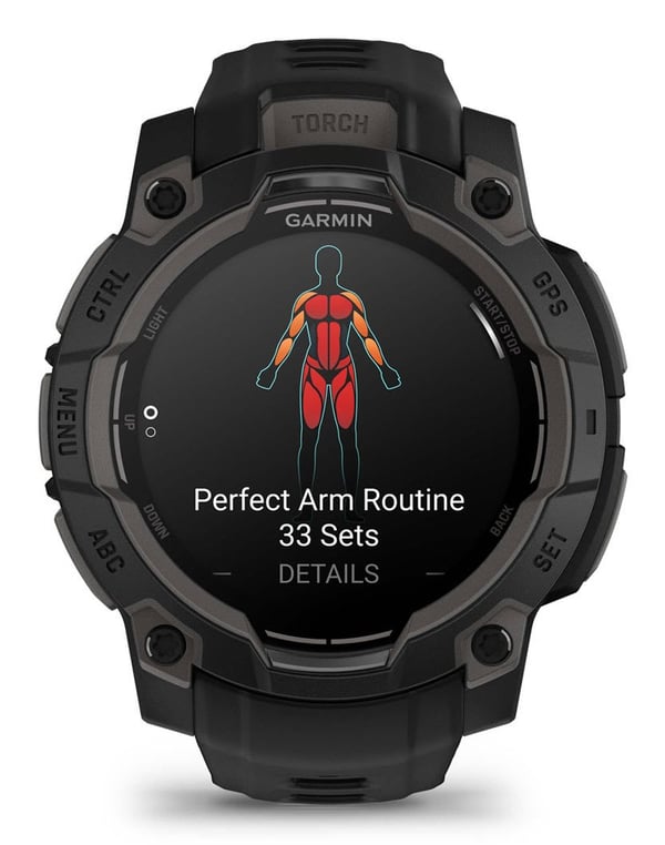 GARMIN Instinct 3 45mm Svart smartklocka