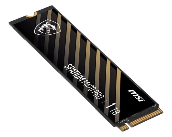 MSI SPATIUM M470 Pro 1TB PCIe 4.0 NVMe M.2 2280 SSD