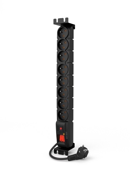 Acar S8 FA RACK strømskinne (3m; sort)