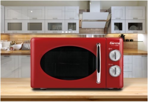 Girmi FM21 Mikrovågsugn med spis, kombination 20 L 700 W Röd