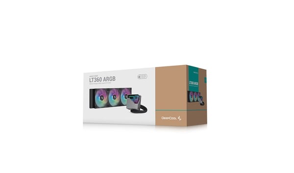 DeepCool LT360 Processor Allt-i-ett vätskekylare 12 cm Svart 1 st