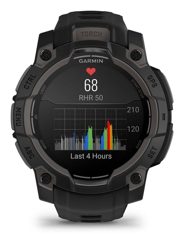 GARMIN Instinct 3 45mm Svart smartklocka