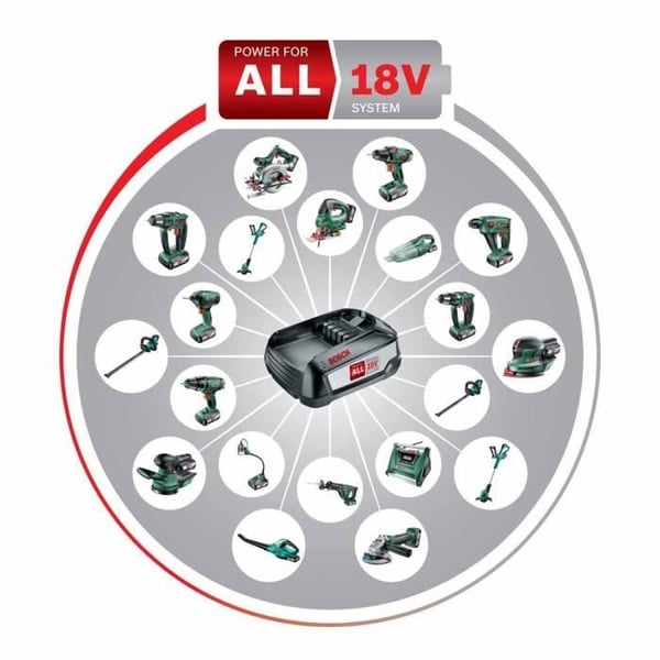 BOSCH akkukäyttöinen moottorisaha - UniversalChain 18 (Toimitetaan 1 x 18 V 2,5 Ah akulla)
