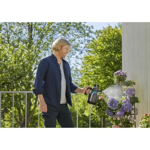 GARDENA paineruisku - 1,25 litran tilavuus - 360° käyttö - integroitu täyttöasteen ilmaisin