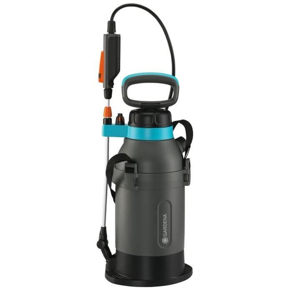 GARDENA Tryckspruta Plus – Tankkapacitet 5L – Slanglängd 150cm – Maxtryck 3 bar – (11138-20)