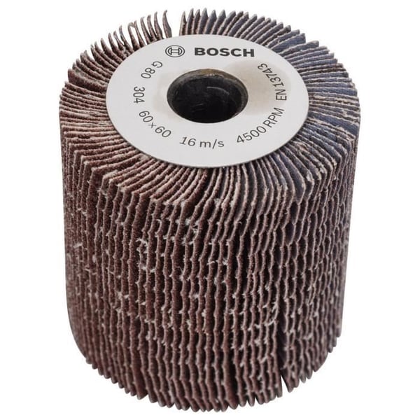 Böjd ytlamellvals Korn 80 - BOSCH - PRR / TEXORO - Slipning - Trä. Metall och syntetiskt material