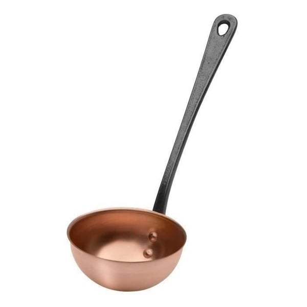 Massiv kopparbänk med gjutjärnshandtag - BAUMALU - Diameter 11 cm