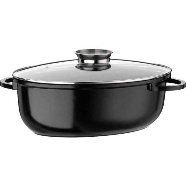Gryde i støbt aluminium - GSW - CERAMICA XL - 38 cm - Oval - Induktion