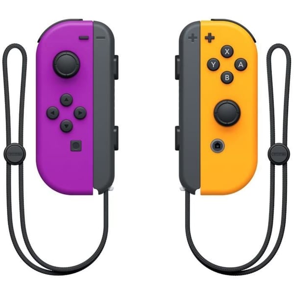 Neonlilla og neonorange Joy-Con-controllerpar til Nintendo Switch