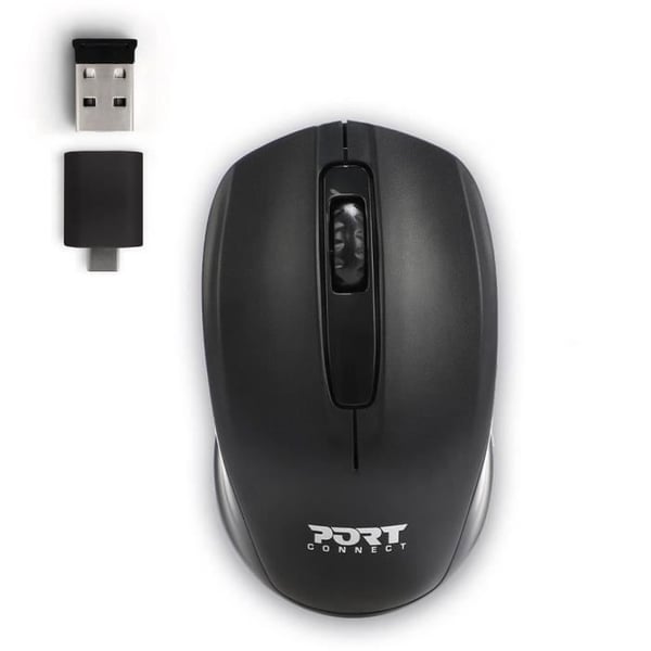 Premium-pakkaus PC-laukku + langaton hiiri + USB-sovitin ja Type-C-sovitin - 15.6 - PORT DESIGNS