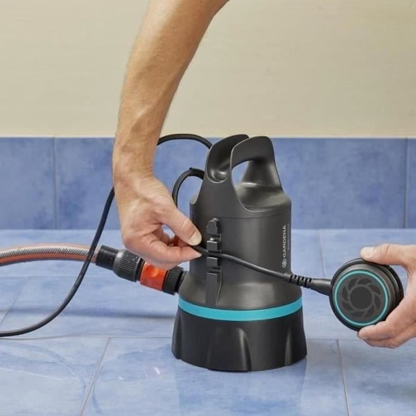 Dykpumpe til klart vand 9000 - GARDENA - 9030-20 - 300W - Automatisk start/stop