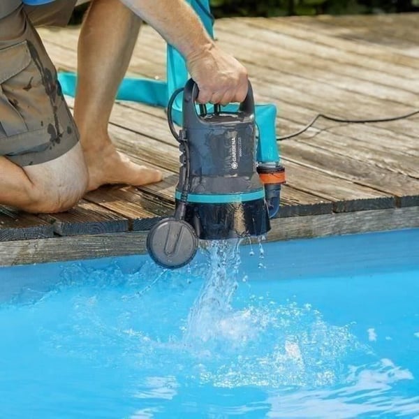 Dykpumpe til klart vand 9000 - GARDENA - 9030-20 - 300W - Automatisk start/stop