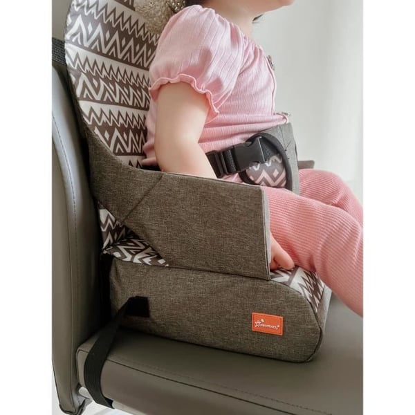 Bältesstol för barn - DREAMBABY - ON-THE-GO - Bärbar med förvaringsfack - Lätt. Kompakt och enkel att bära
