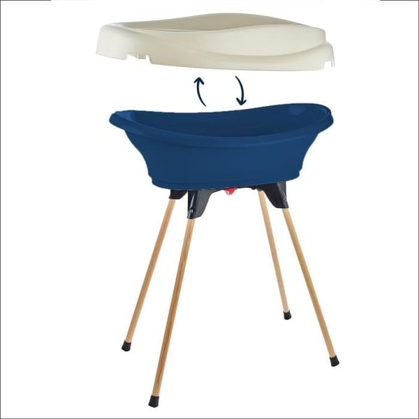 Puslebord og badesæt - THERMOBABY - VASCO - Ocean Blue - 2 i 1