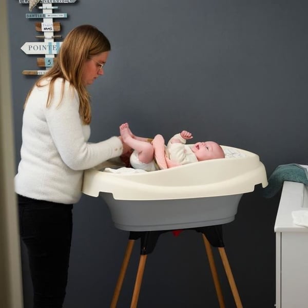 Puslebord og badesæt - THERMOBABY - VASCO - Ocean Blue - 2 i 1