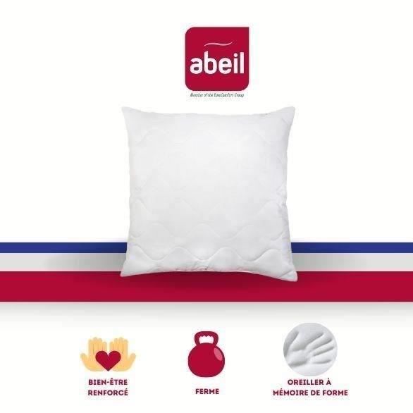 ABEIL quiltad kudde i memoryskum 60x60 cm vit