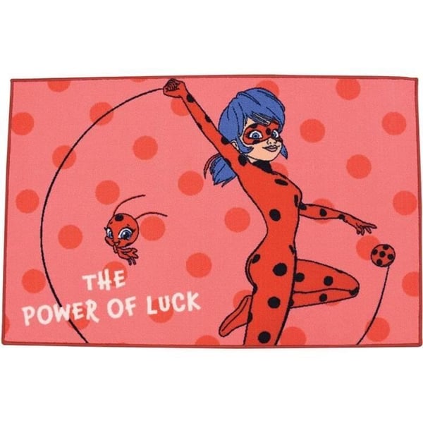 Matto - FUN HOUSE - Ladibug Miraculous - 120 x 80 cm - Monivärinen - Pintapestävä