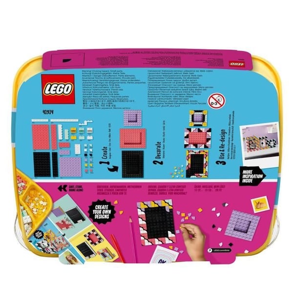 LEGO 10914 DUPLO Deluxe Klosslåda. Byggset med förvaring. Pedagogisk leksak för bebisar 1,5 år gamla