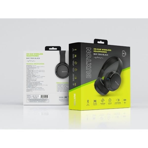 Trådløse on-ear hovedtelefoner - Buxton - BHP 7300 SORT